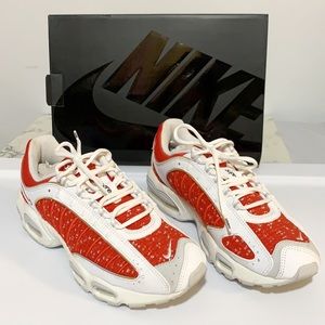 Supreme x Nike Air Max Tailwind IV Red White